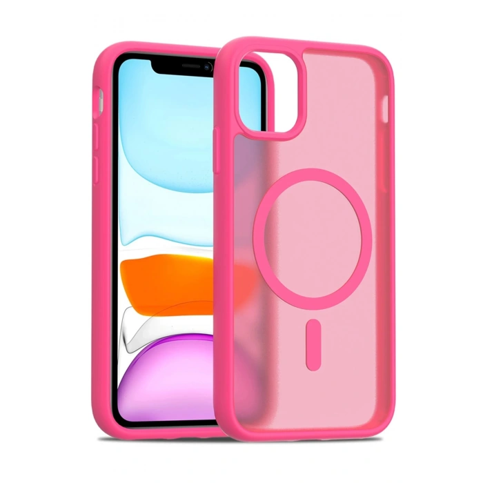 Joko iPhone 11 Jota Magsafe Kapak - Rose