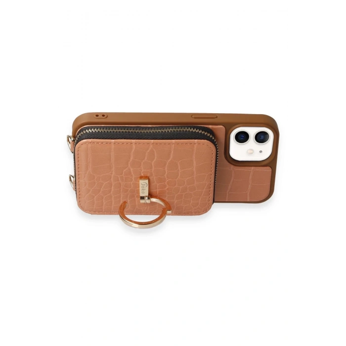 Joko iPhone 11 Kılıf Ermes Kapak - Açık Kırmızı