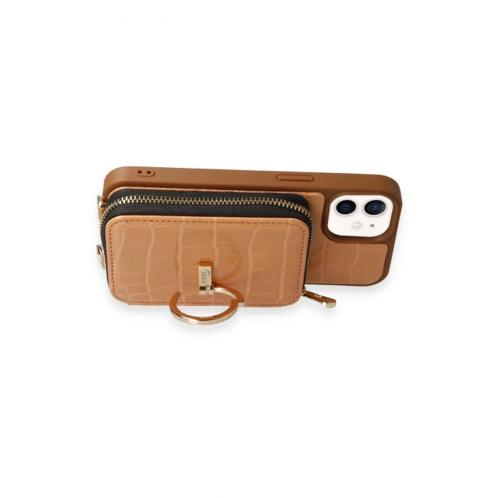 Joko iPhone 11 Kılıf Ermes Kapak - Açık Turuncu