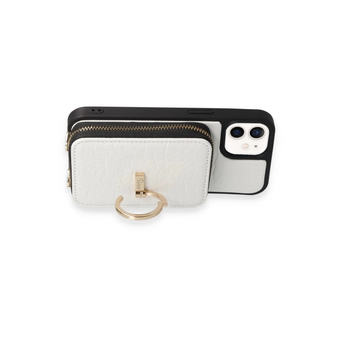 Joko iPhone 11 Kılıf Ermes Kapak - Beyaz