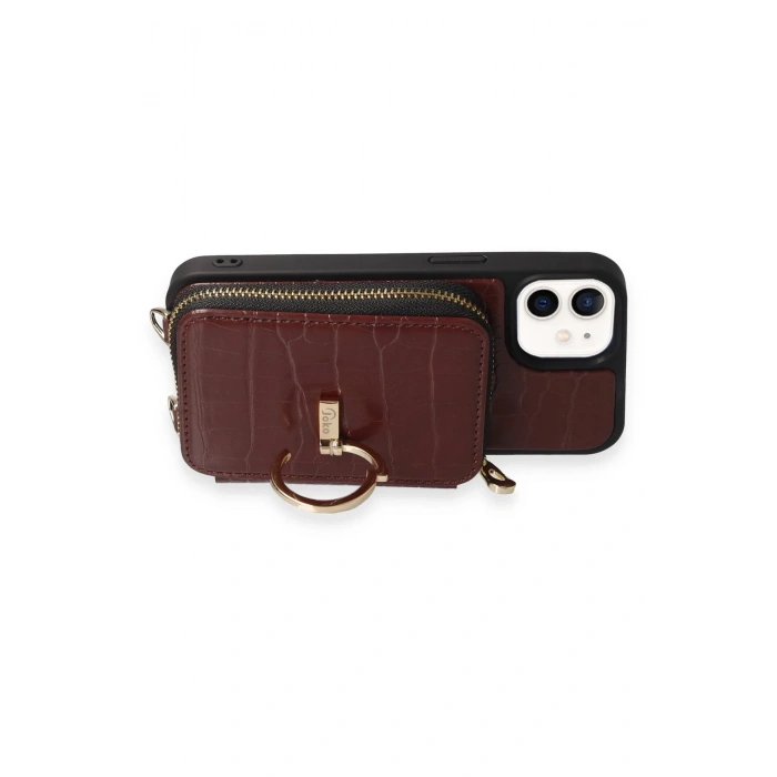 Joko iPhone 11 Kılıf Ermes Kapak - Bordo
