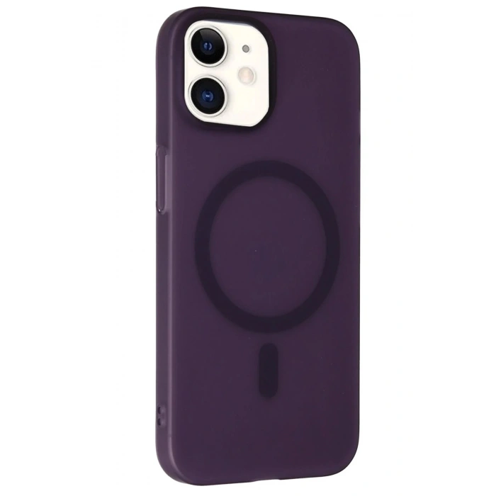 Joko iPhone 12 Tuna PC Slim Magsafe Kapak - Derin Mor