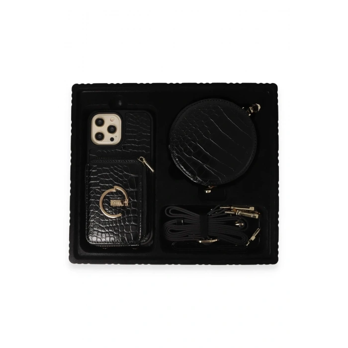 Joko iPhone 13 Pro Kılıf Ermes Kapak - Siyah