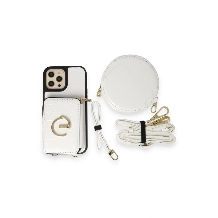 Joko iPhone 13 Pro Max Kılıf Ermes Kapak - Beyaz