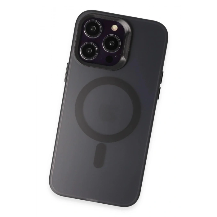 Joko iPhone 13 Pro Max Kılıf Mateks Magsafe Kapak - Siyah