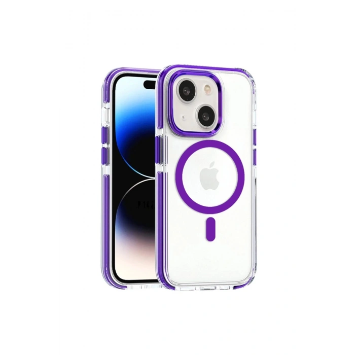 Joko iPhone 14 Bella Magsafe Kapak - Derin Mor