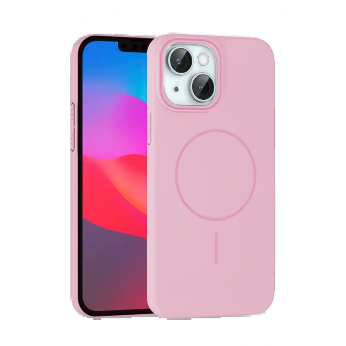 Joko iPhone 14 Broş Magsafe Kapak - Pembe