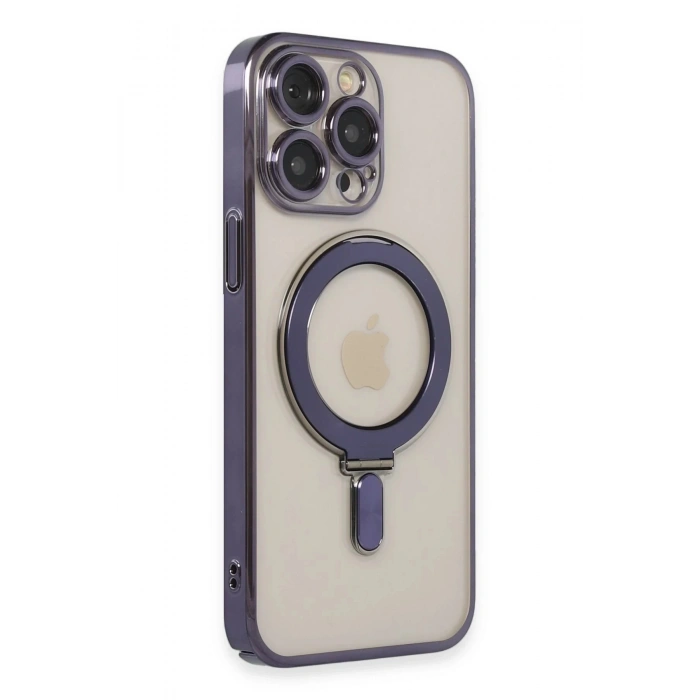 Joko iPhone 14 Pro Era Magsafe Standlı Kapak - Derin Mor