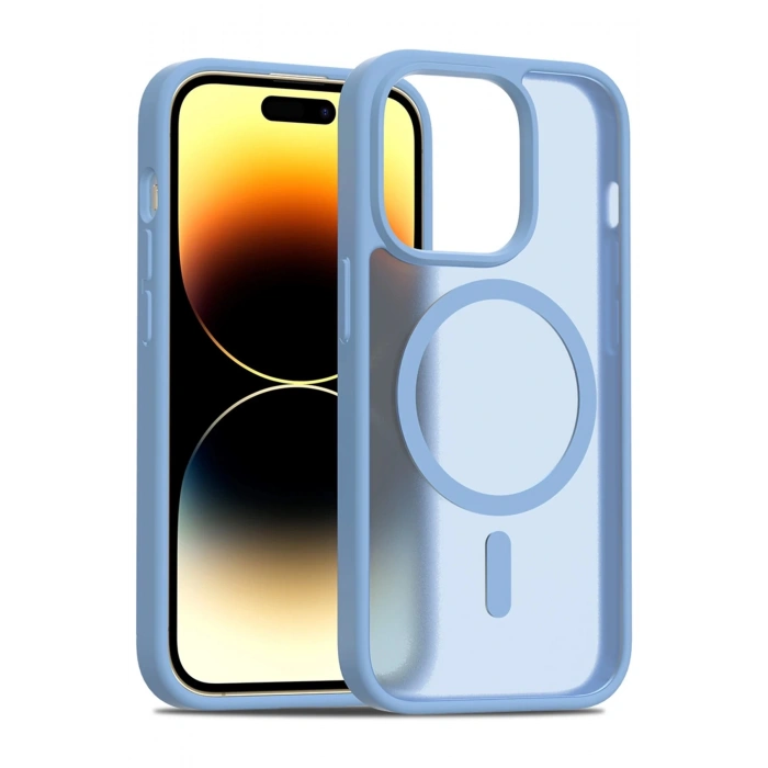 Joko iPhone 14 Pro Jota Magsafe Kapak - Açık Mavi