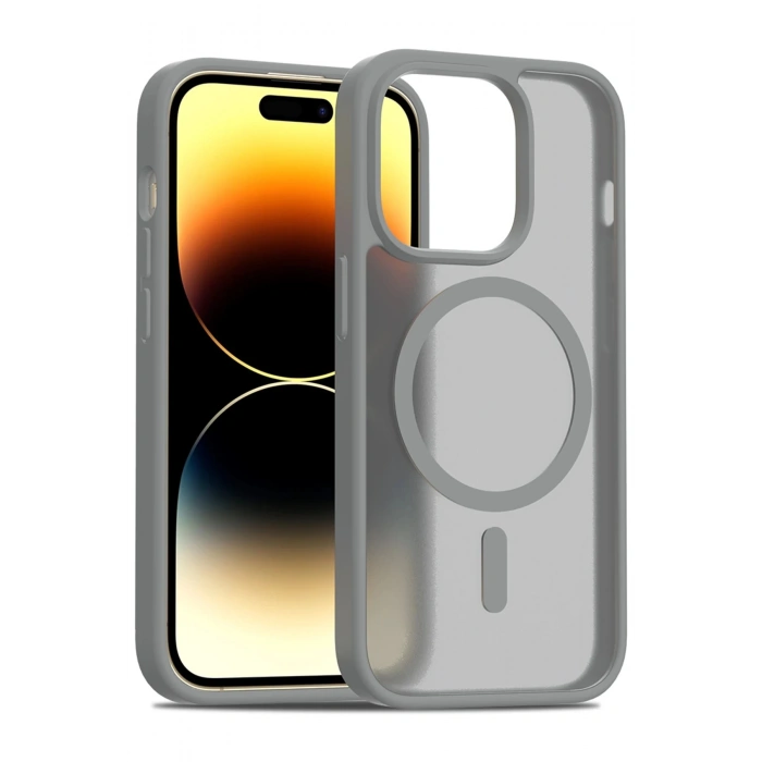 Joko iPhone 14 Pro Jota Magsafe Kapak - Titan Gri