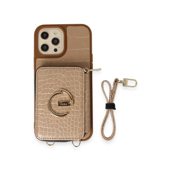 Joko iPhone 14 Pro Kılıf Ermes Kapak - Sarı