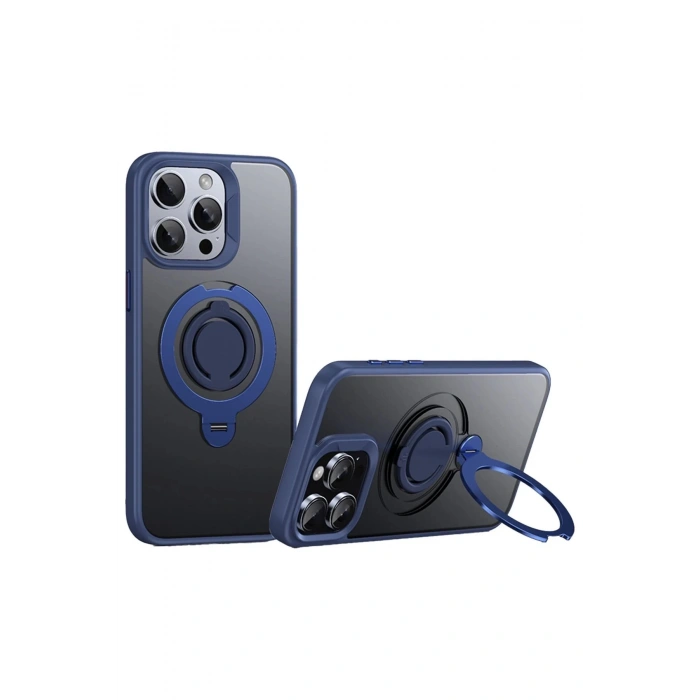 Joko iPhone 14 Pro Max Avatar 360 Dönen Magsafe Kapak - Lacivert