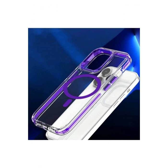 Joko iPhone 14 Pro Max Bella Magsafe Kapak - Derin Mor