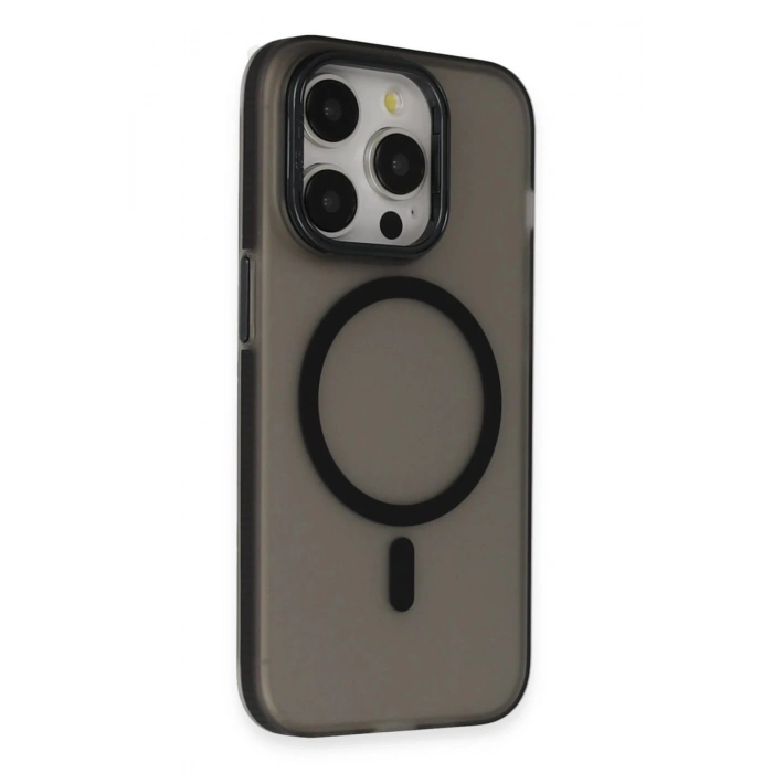 Joko iPhone 14 Pro Max Frost Standlı Magsafe Kapak - Siyah