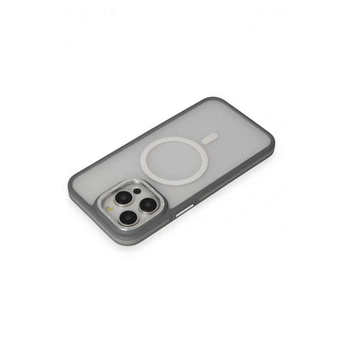 Joko iPhone 14 Pro Max Kılıf Rocky Magsafe Kapak - Gümüş