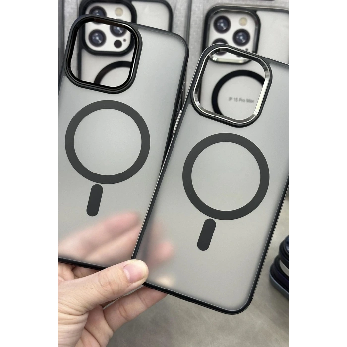 Joko iPhone 14 Pro Max Solid Magsafe Kapak - Derin Mor