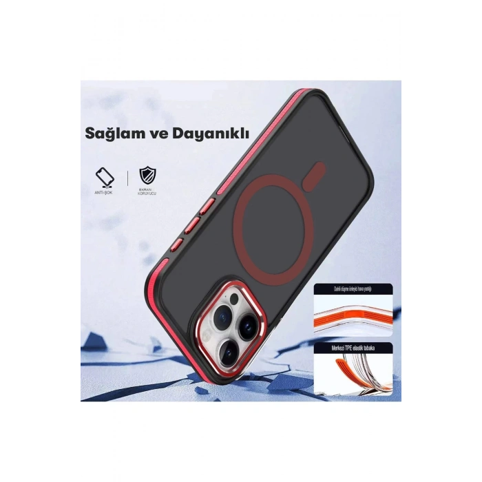 Joko iPhone 14 Pro Winner Magsafe Kapak - Derin Mor