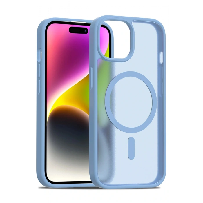 Joko iPhone 15 Jota Magsafe Kapak - Açık Mavi