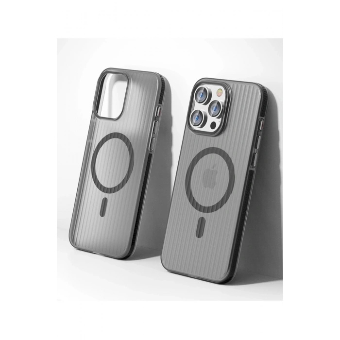 Joko iPhone 15 Line Magsafe Kapak - Siyah