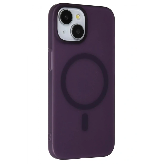 Joko iPhone 15 Plus Tuna PC Slim Magsafe Kapak - Derin Mor