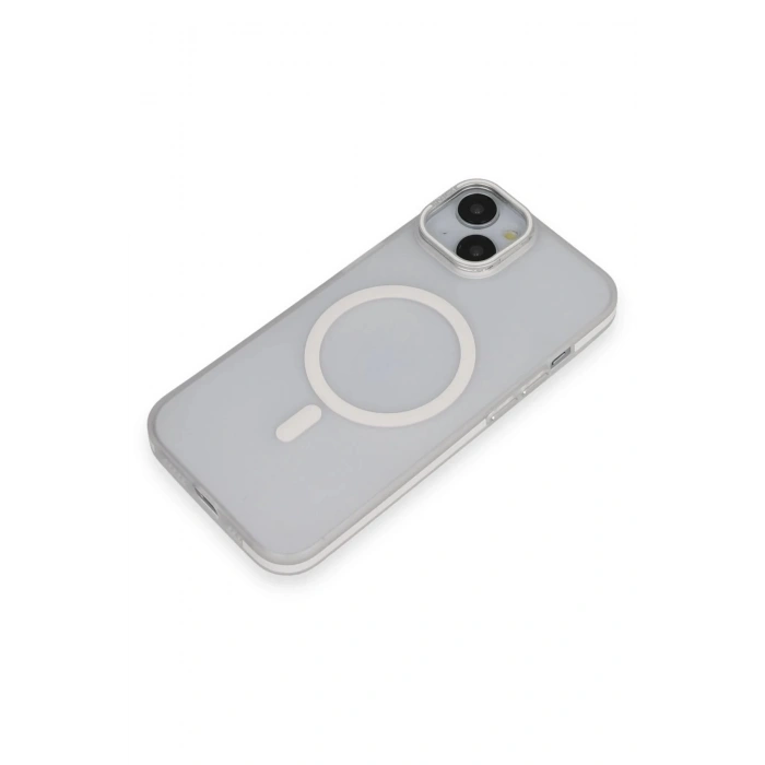 Joko iPhone 15 Pro Frost Standlı Magsafe Kapak - Şeffaf