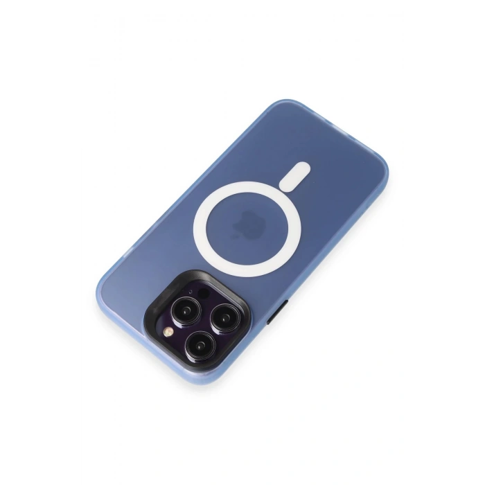 Joko iPhone 15 Pro Kılıf Mateks Magsafe Kapak - Sierra Blue