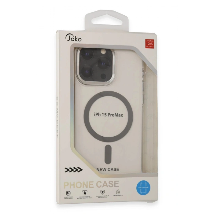 Joko iPhone 15 Pro Max Bubble Magsafe Kapak - Lacivert