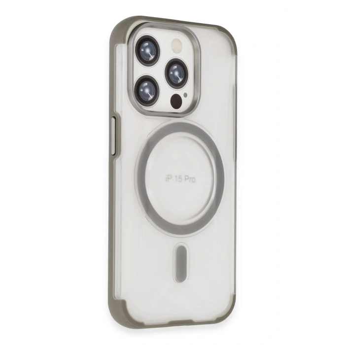 Joko iPhone 15 Pro Max Hilton Magsafe Kapak - Titan Gri