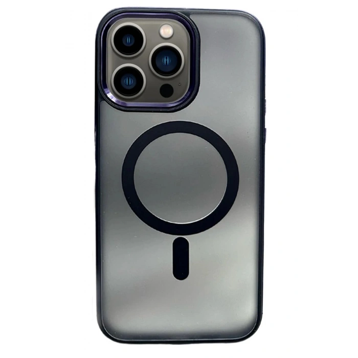 Joko iPhone 15 Pro Max Solid Magsafe Kapak - Derin Mor