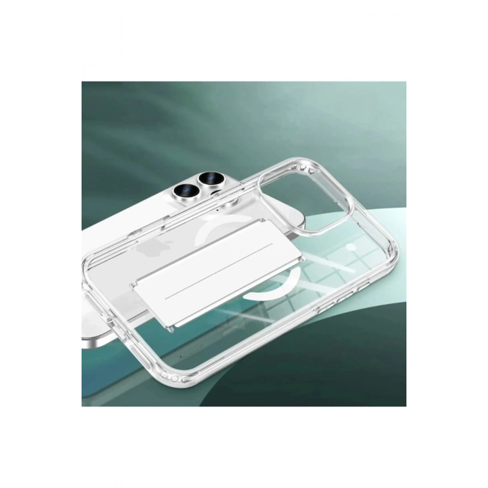 Joko iPhone 16 Kılıf Alfa Magsafe Standlı Kapak - Siyah