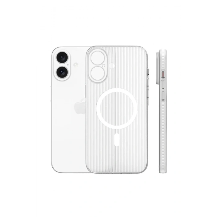 Joko iPhone 16 Line Magsafe Kapak - Beyaz