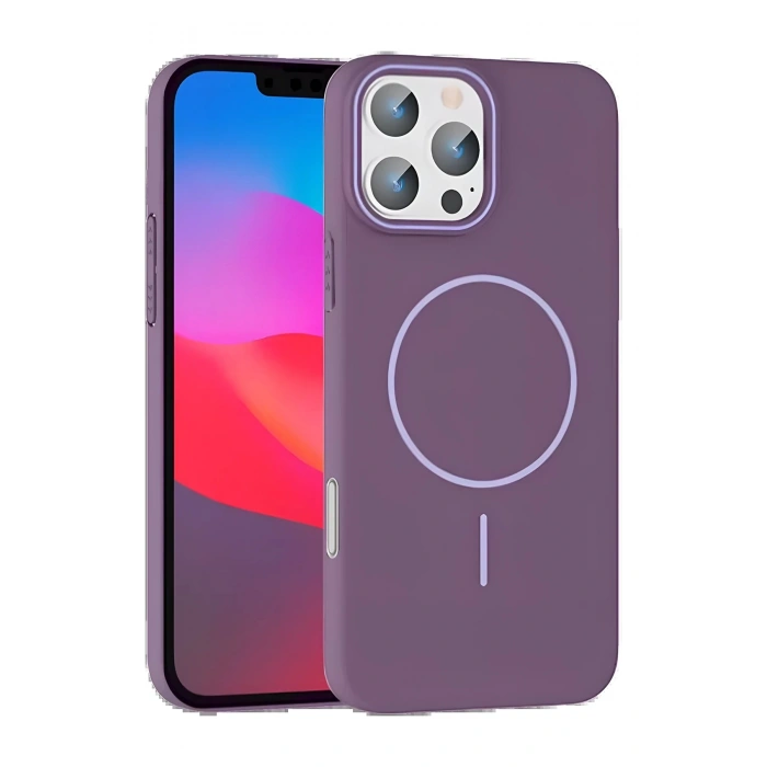 Joko iPhone 16 Pro Broş Magsafe Kapak - Mor