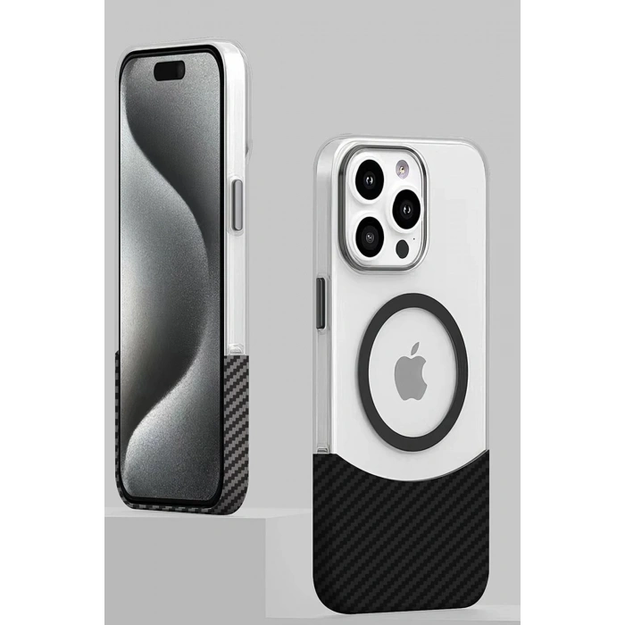 Joko iPhone 16 Pro Carbon Puzzle Magsafe Kapak - Desert