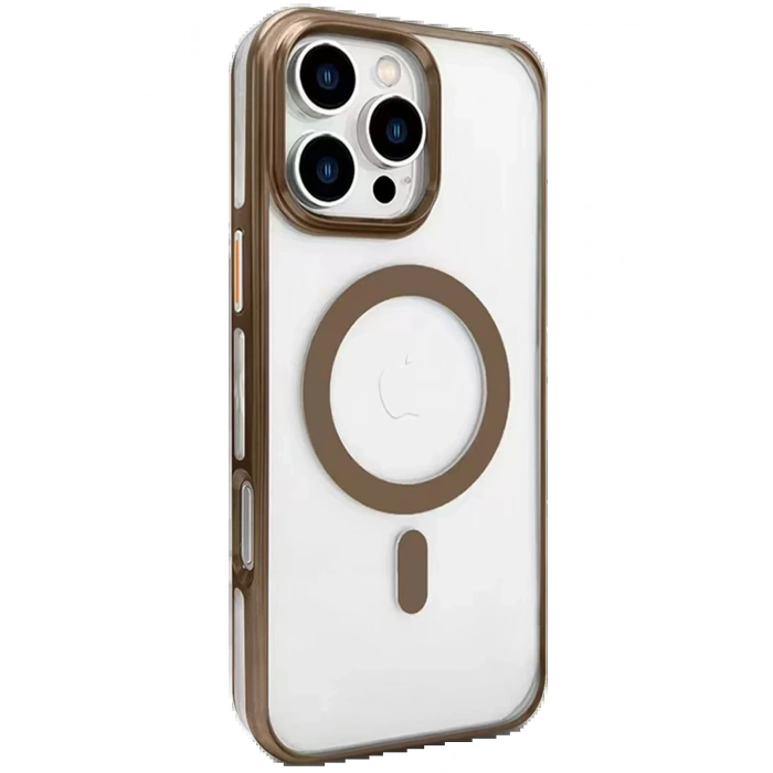 Joko iPhone 16 Pro Gleam PC Sert Magsafe Kılıf - Kahverengi