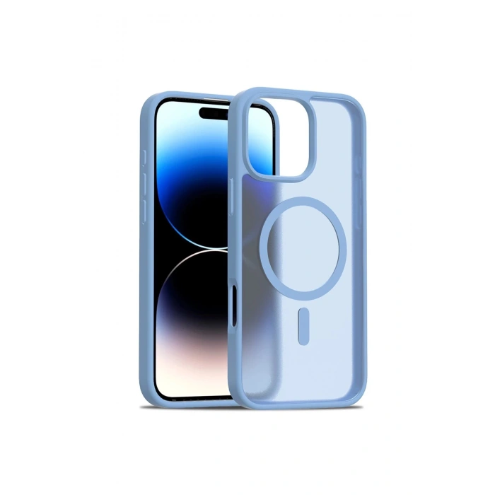 Joko iPhone 16 Pro Jota Magsafe Kapak - Açık Mavi