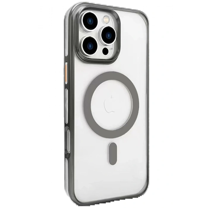 Joko iPhone 16 Pro Max Gleam PC Sert Magsafe Kılıf - Titan Gri