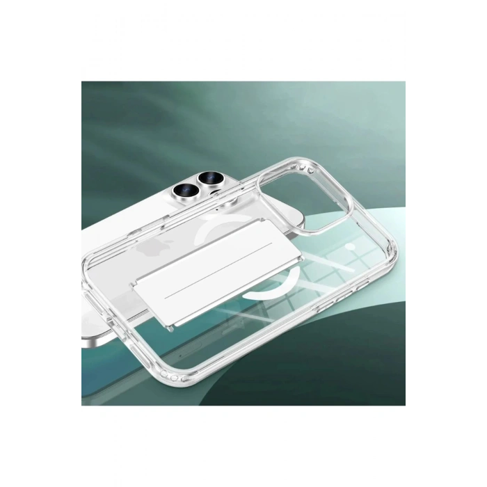 Joko iPhone 16 Pro Max Kılıf Alfa Magsafe Standlı Kapak - Siyah