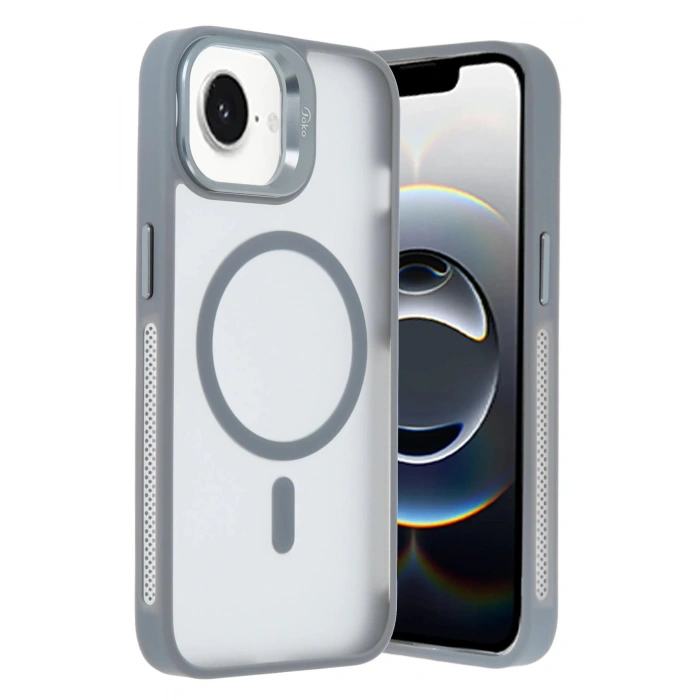 Joko iPhone 16E Flet Lens Magsafe Kapak - Gri