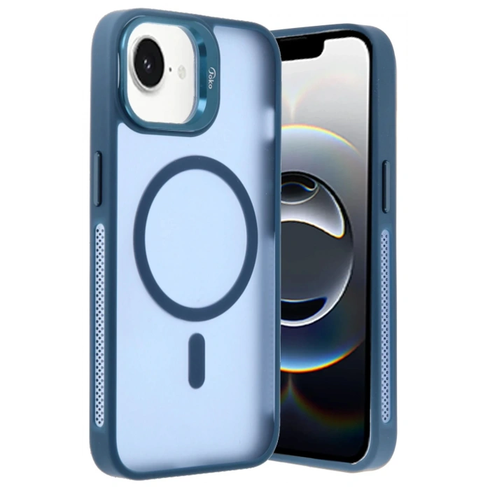 Joko iPhone 16E Flet Lens Magsafe Kapak - Lacivert