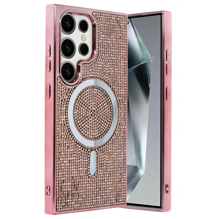 Joko Samsung Galaxy S23 Ultra Helen Magsafe Kapak - Pembe