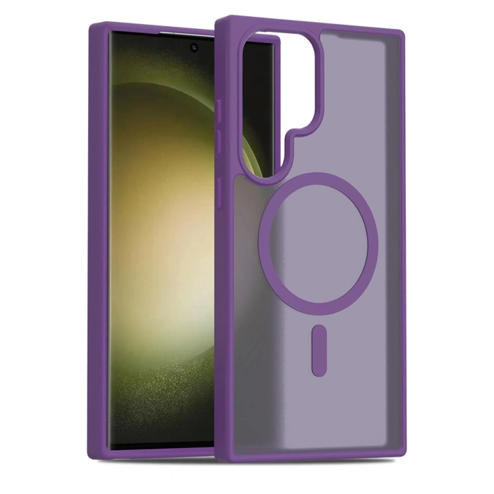 Joko Samsung Galaxy S23 Ultra Jota Magsafe Kapak - Derin Mor