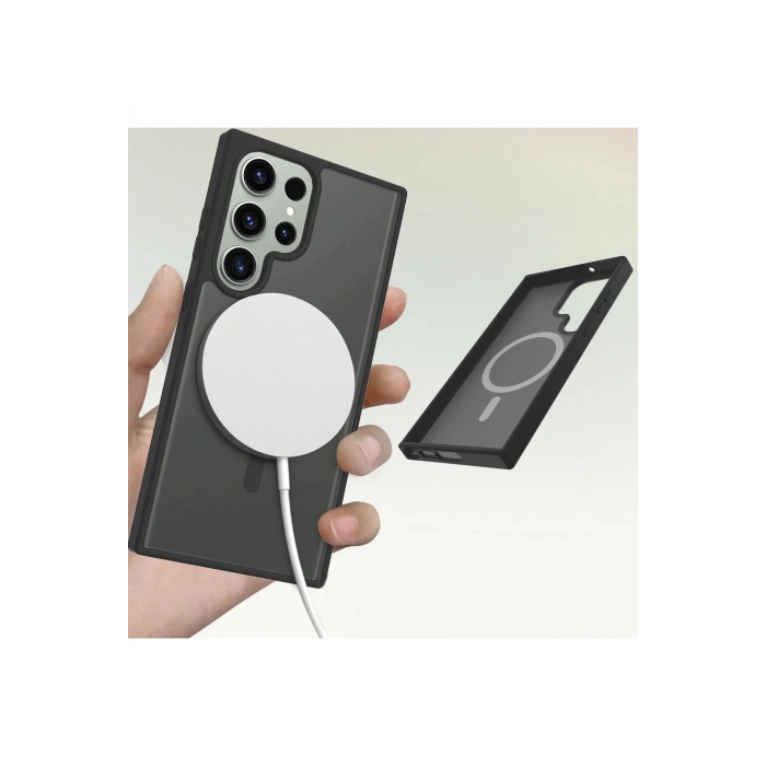 Joko Samsung Galaxy S23 Ultra Jota Magsafe Kapak - Derin Mor