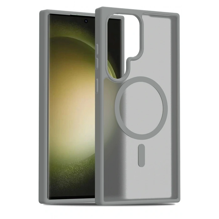 Joko Samsung Galaxy S23 Ultra Jota Magsafe Kapak - Titan Gri