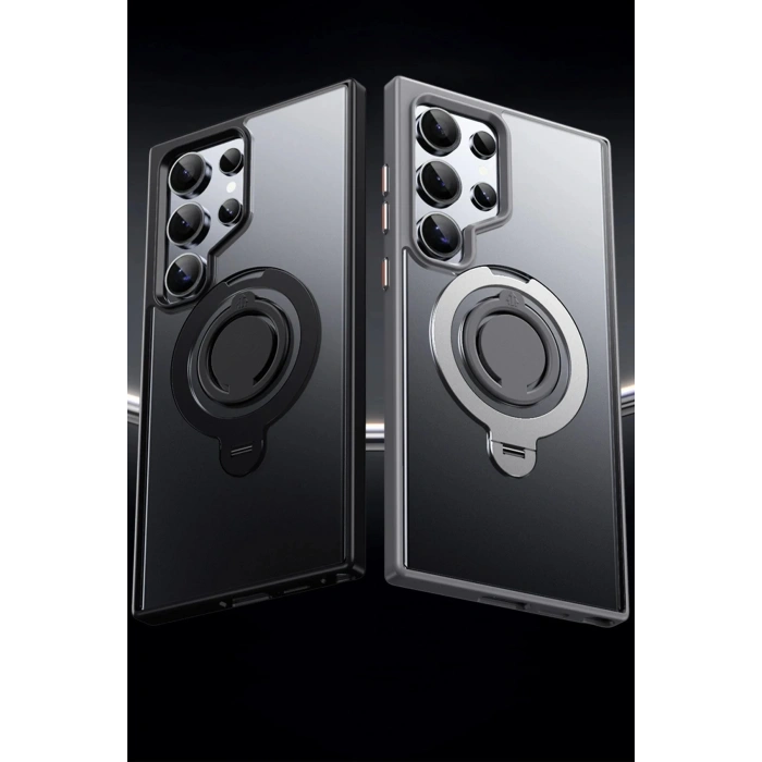 Joko Samsung Galaxy S24 Avatar 360 Dönen Magsafe Kapak - Siyah