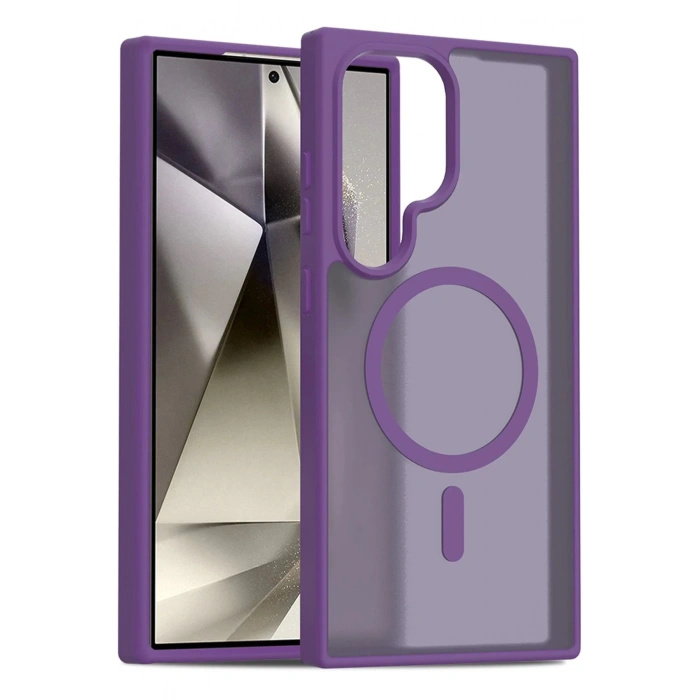 Joko Samsung Galaxy S24 Ultra Jota Magsafe Kapak - Derin Mor