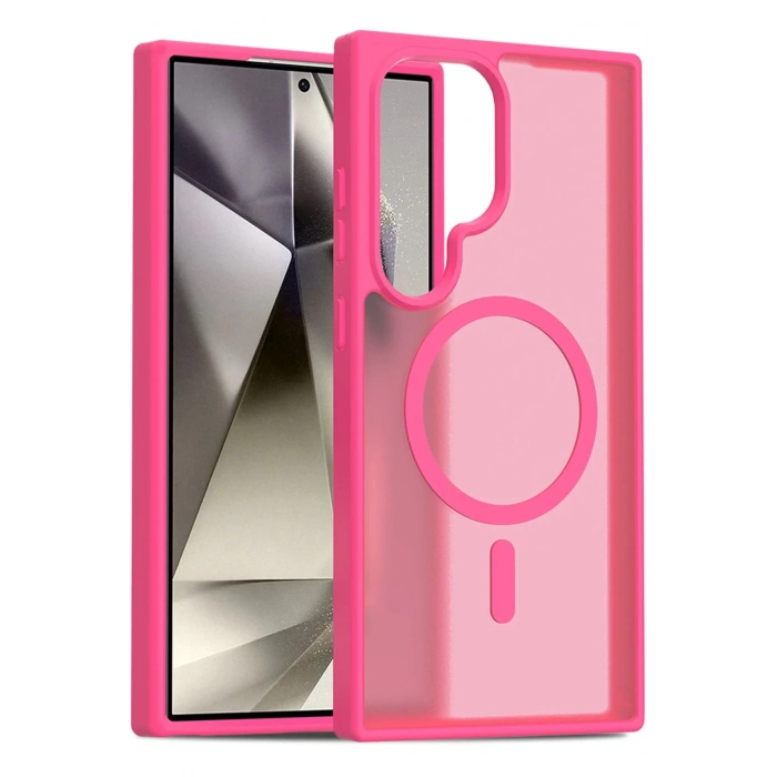 Joko Samsung Galaxy S24 Ultra Jota Magsafe Kapak - Rose