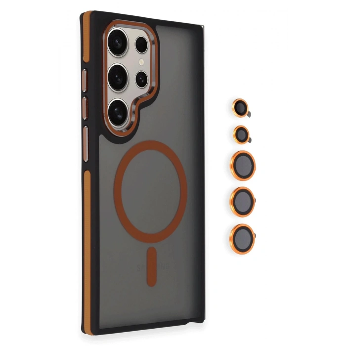 Joko Samsung Galaxy S24 Ultra Winner Magsafe Kapak - Turuncu