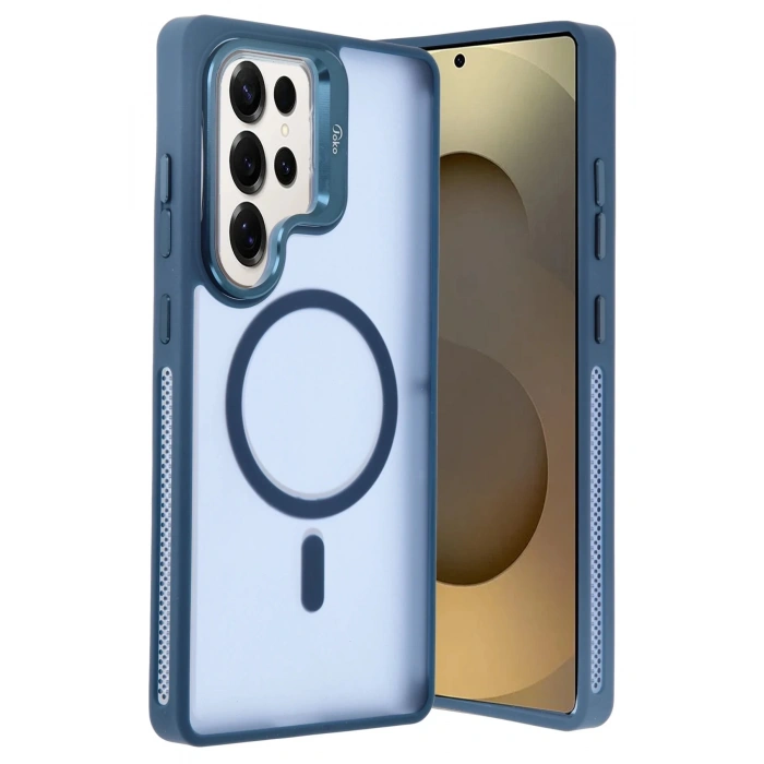 Joko Samsung Galaxy S25 Ultra Flet Lens Magsafe Kapak - Lacivert