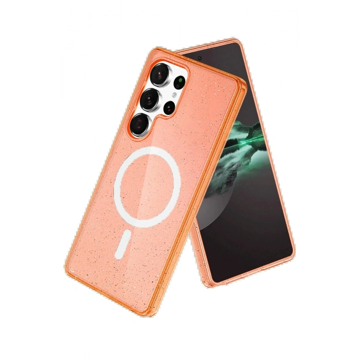 Joko Samsung Galaxy S25 Ultra Star Magsafe Kapak - Turuncu