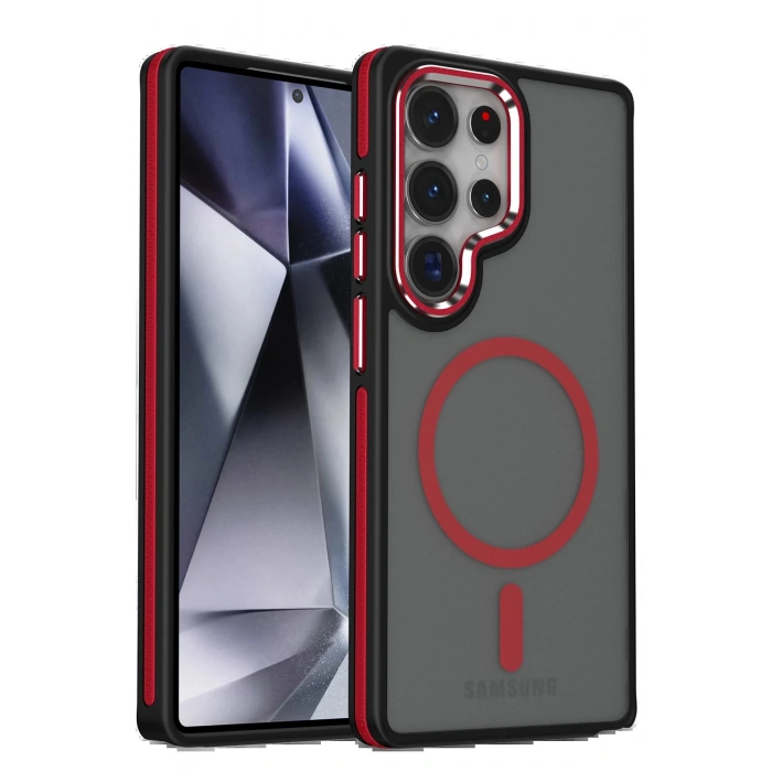 Joko Samsung Galaxy S25 Ultra Winner Magsafe Kapak - Kırmızı